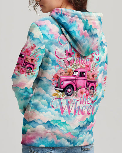 Jesus Take The Wheel Tie Dye Women's All Over Print Shirt - Tytd1403244, easychoo.com