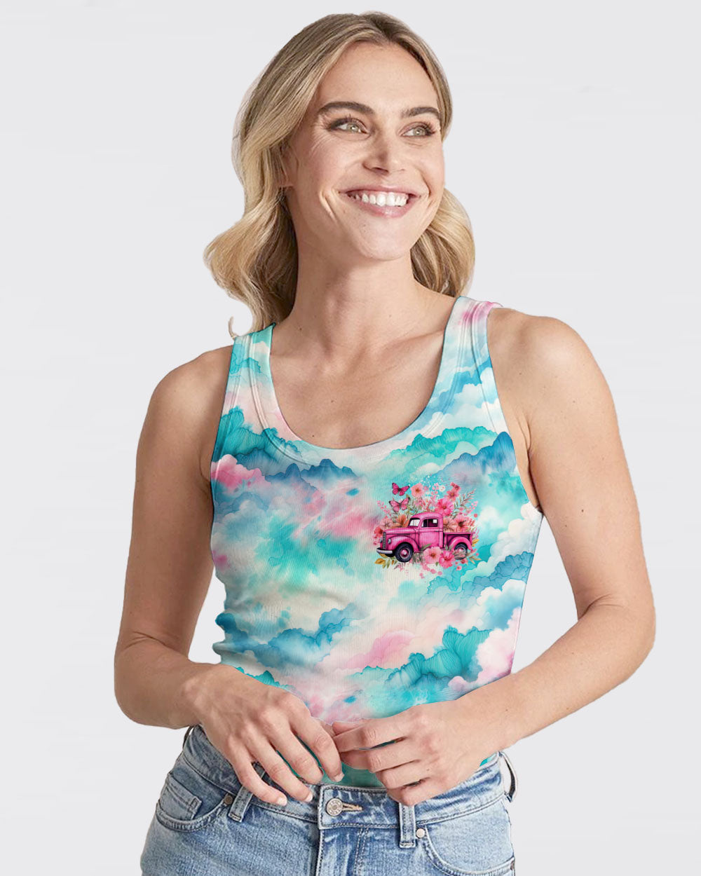 Jesus Take The Wheel Tie Dye Women's All Over Print Shirt - Tytd1403244, easychoo.com