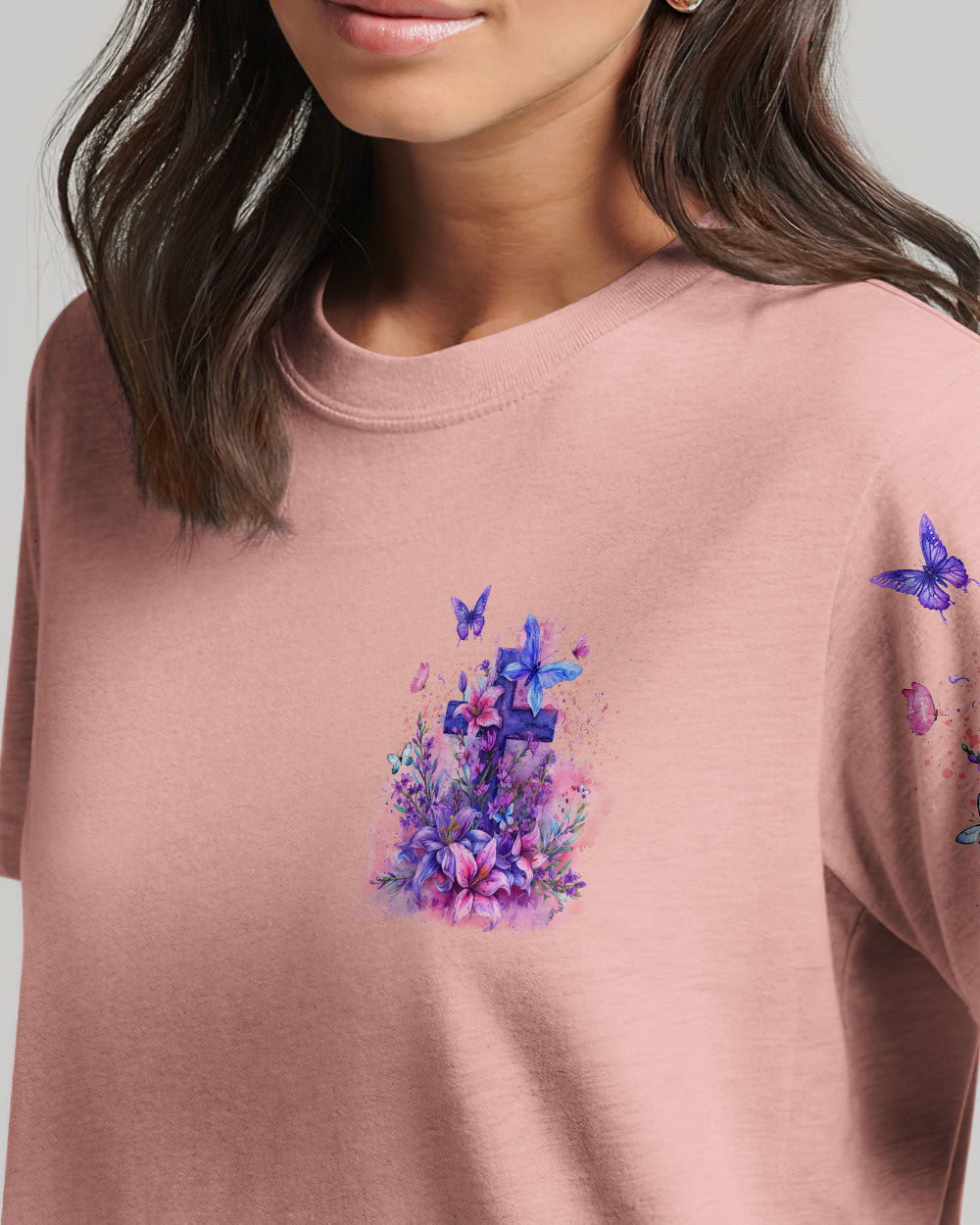 Lord Stood With Me Women's All Over Print Shirt - Tyqy2802245, easychoo.com