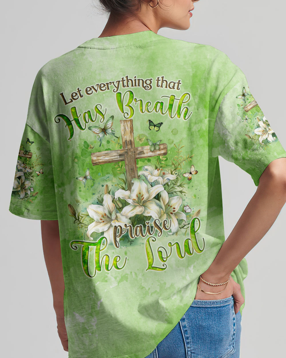Praise The Lord Women's All Over Print Shirt - Tyqy2603245, easychoo.com