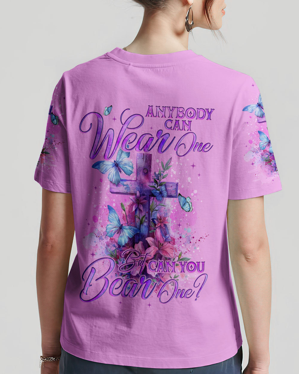 But Can You Bear One Cross Women's All Over Print Shirt - Tyqy1503242, easychoo.com