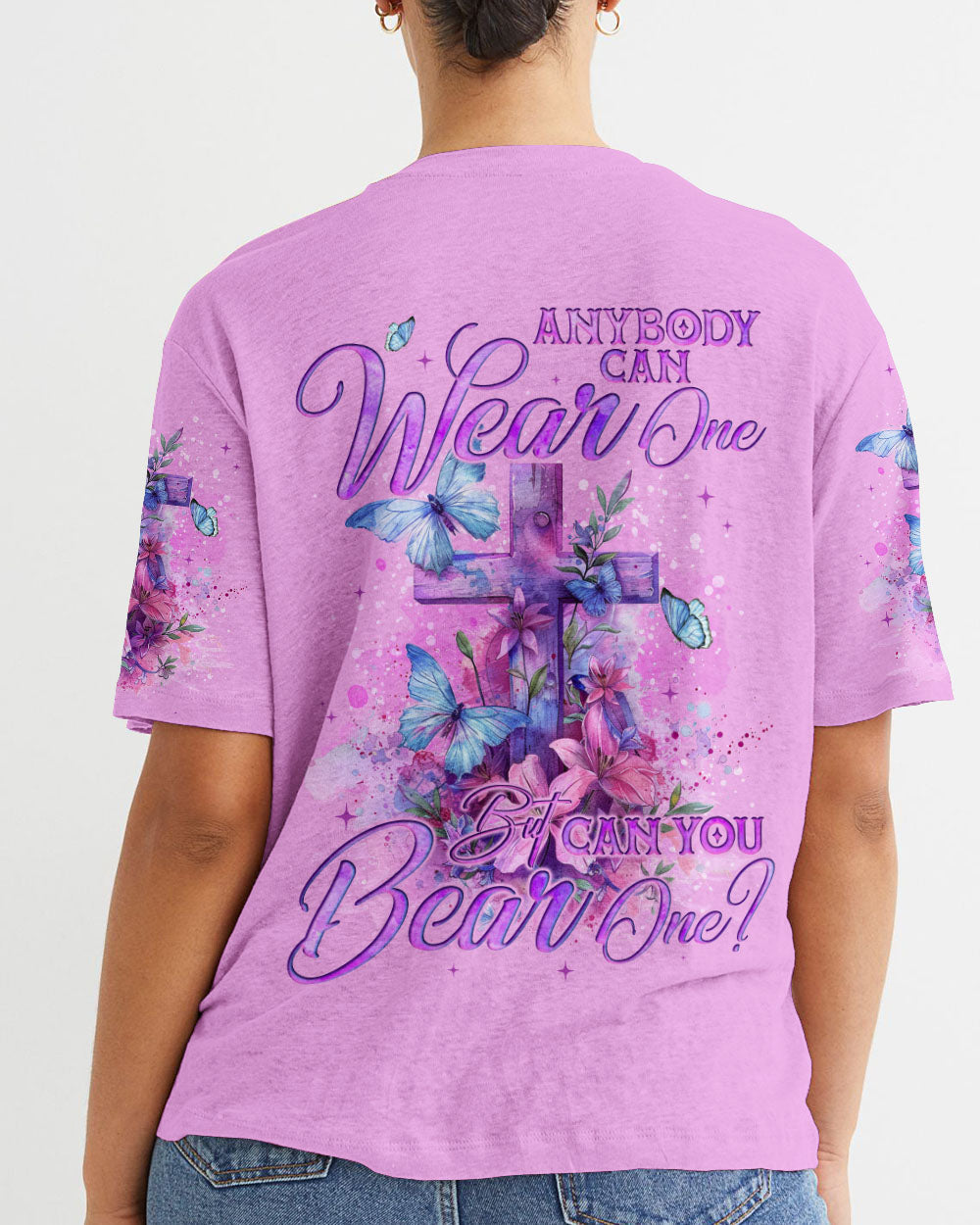 But Can You Bear One Cross Women's All Over Print Shirt - Tyqy1503242, easychoo.com