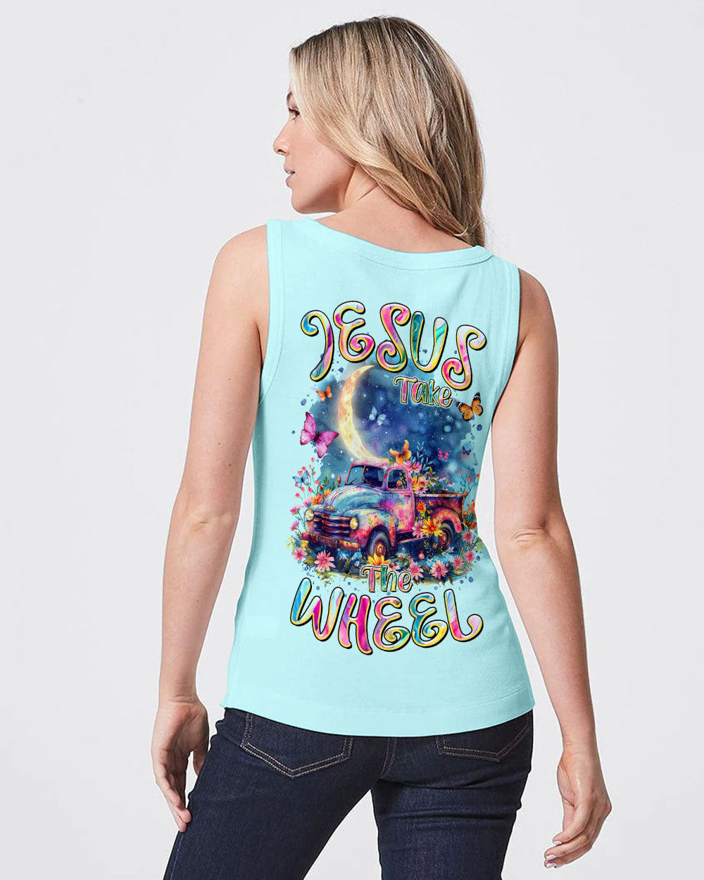 Jesus Take The Wheel Women's All Over Print Shirt - Tltr1603241, easychoo.com