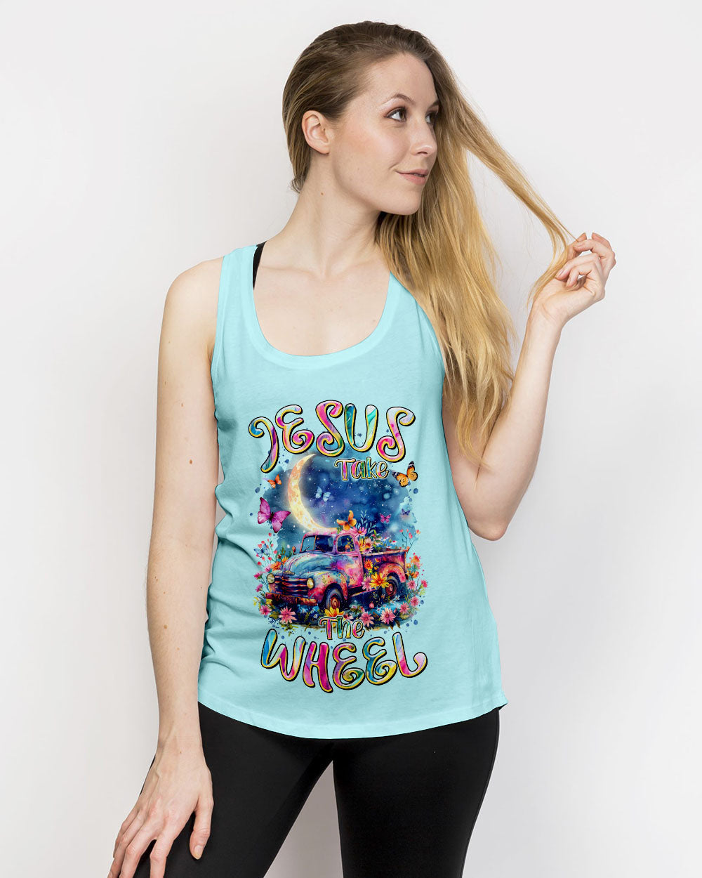 Jesus Take The Wheel Women's All Over Print Shirt - Tltr1603241, easychoo.com