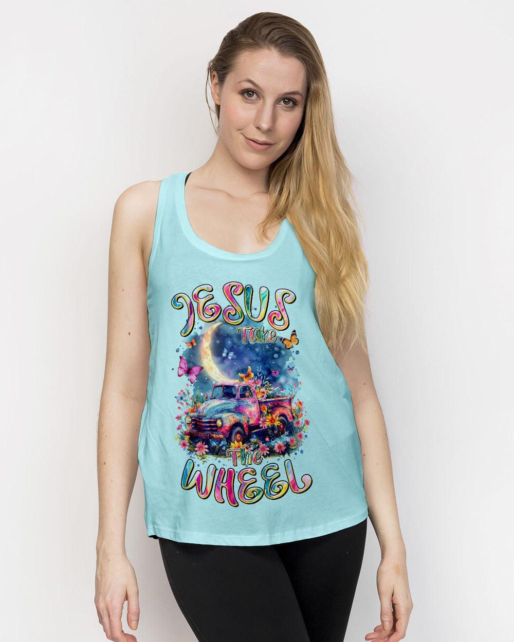 Jesus Take The Wheel Women's All Over Print Shirt - Tltr1603241, easychoo.com