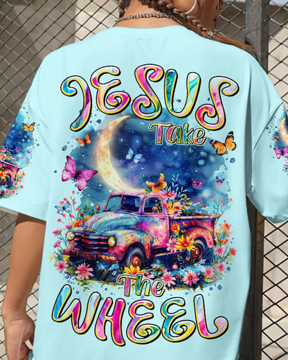 Jesus Take The Wheel Women's All Over Print Shirt - Tltr1603241, easychoo.com