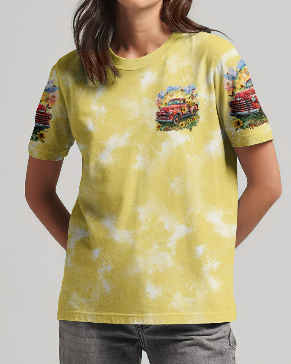 Jesus Take The Wheel Tie Dye Women's All Over Print Shirt - Tytm0603242, easychoo.com