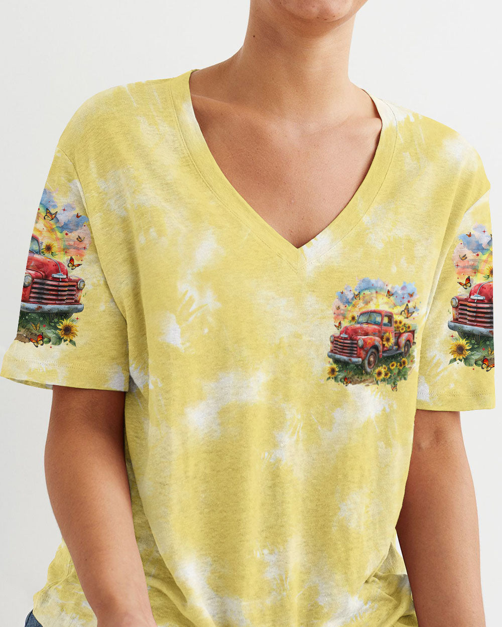 Jesus Take The Wheel Tie Dye Women's All Over Print Shirt - Tytm0603242, easychoo.com