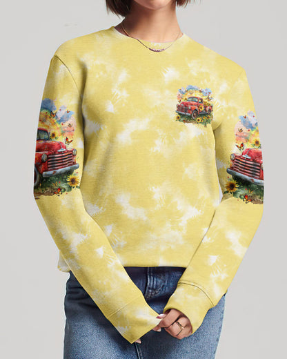 Jesus Take The Wheel Tie Dye Women's All Over Print Shirt - Tytm0603242, easychoo.com