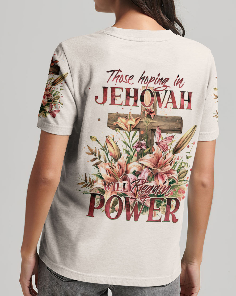 Hoping In Jehovah Women's All Over Print Shirt - Ty2603243, easychoo.com