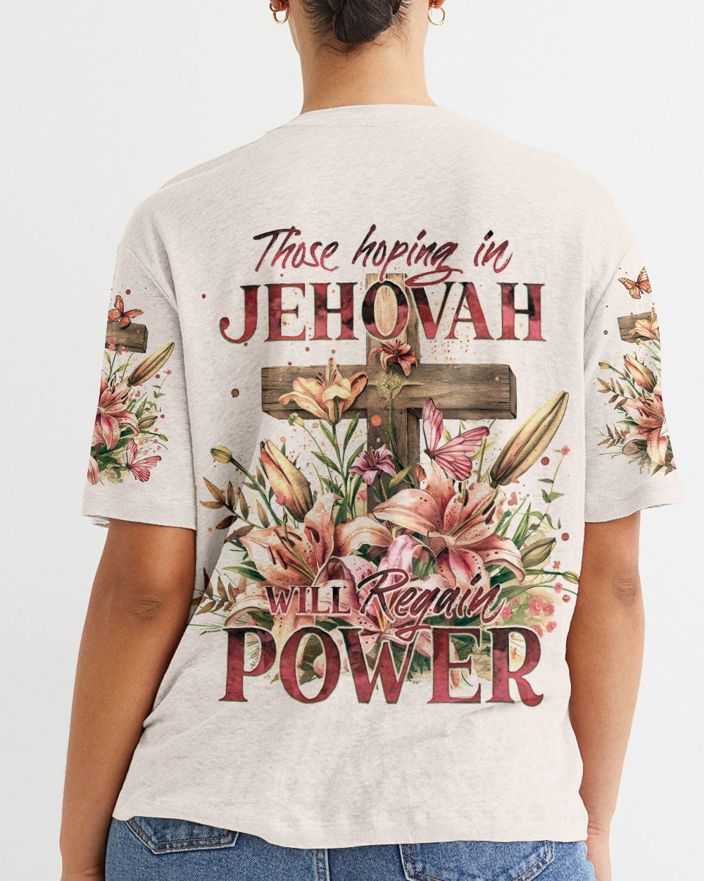 Hoping In Jehovah Women's All Over Print Shirt - Ty2603243, easychoo.com
