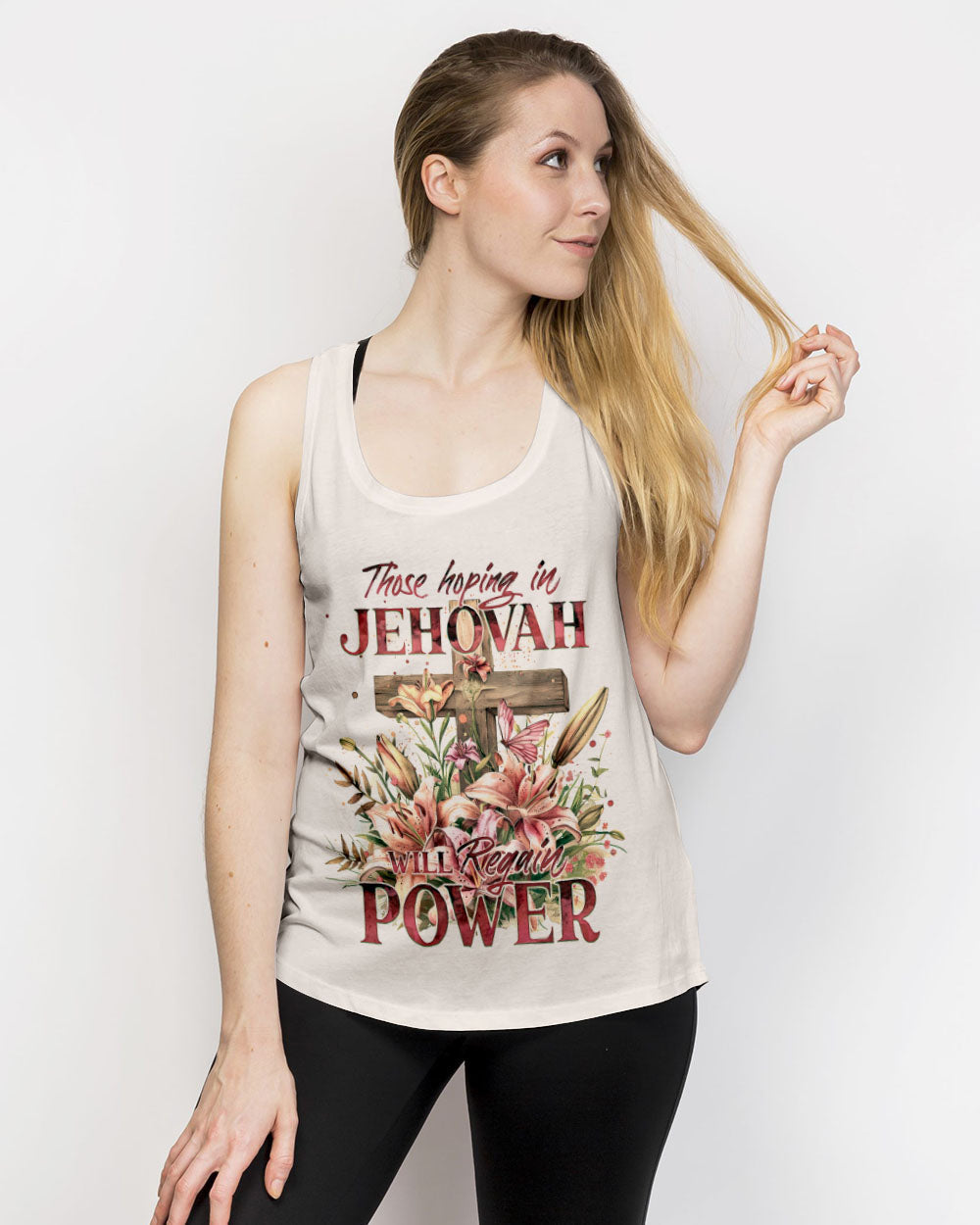 Hoping In Jehovah Women's All Over Print Shirt - Ty2603243, easychoo.com