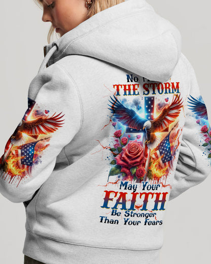 No Matter The Storm Eagle Rose Women's All Over Print Shirt - Tltw1502244, easychoo.com