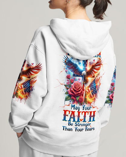 No Matter The Storm Eagle Rose Women's All Over Print Shirt - Tltw1502244, easychoo.com