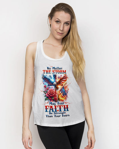 No Matter The Storm Eagle Rose Women's All Over Print Shirt - Tltw1502244, easychoo.com