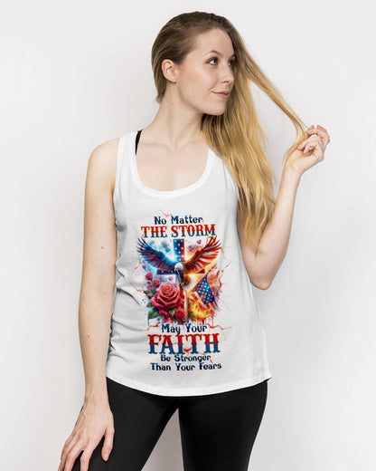 No Matter The Storm Eagle Rose Women's All Over Print Shirt - Tltw1502244, easychoo.com