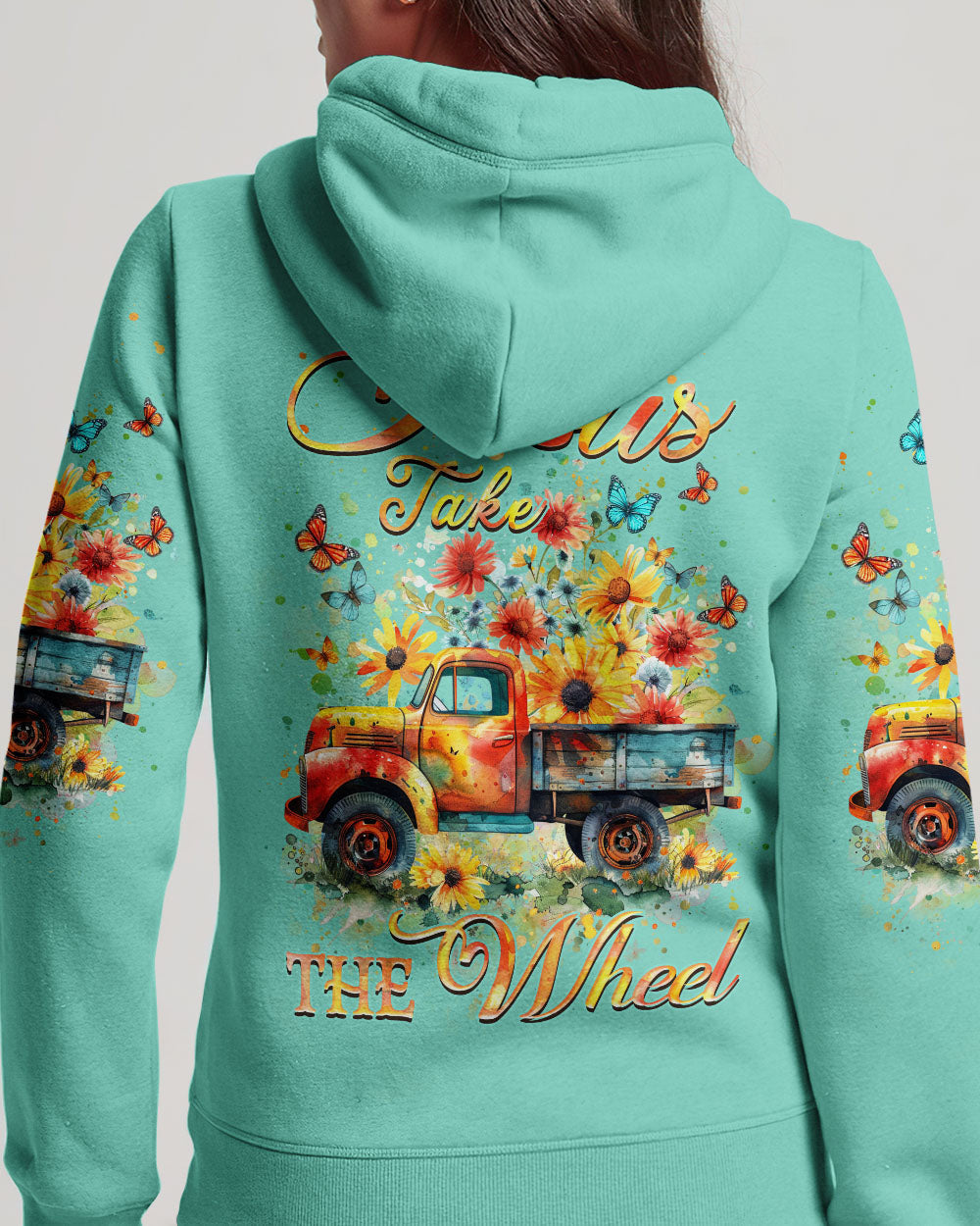 Jesus Take The Wheel Women's All Over Print Shirt - Yhhn1603241, easychoo.com