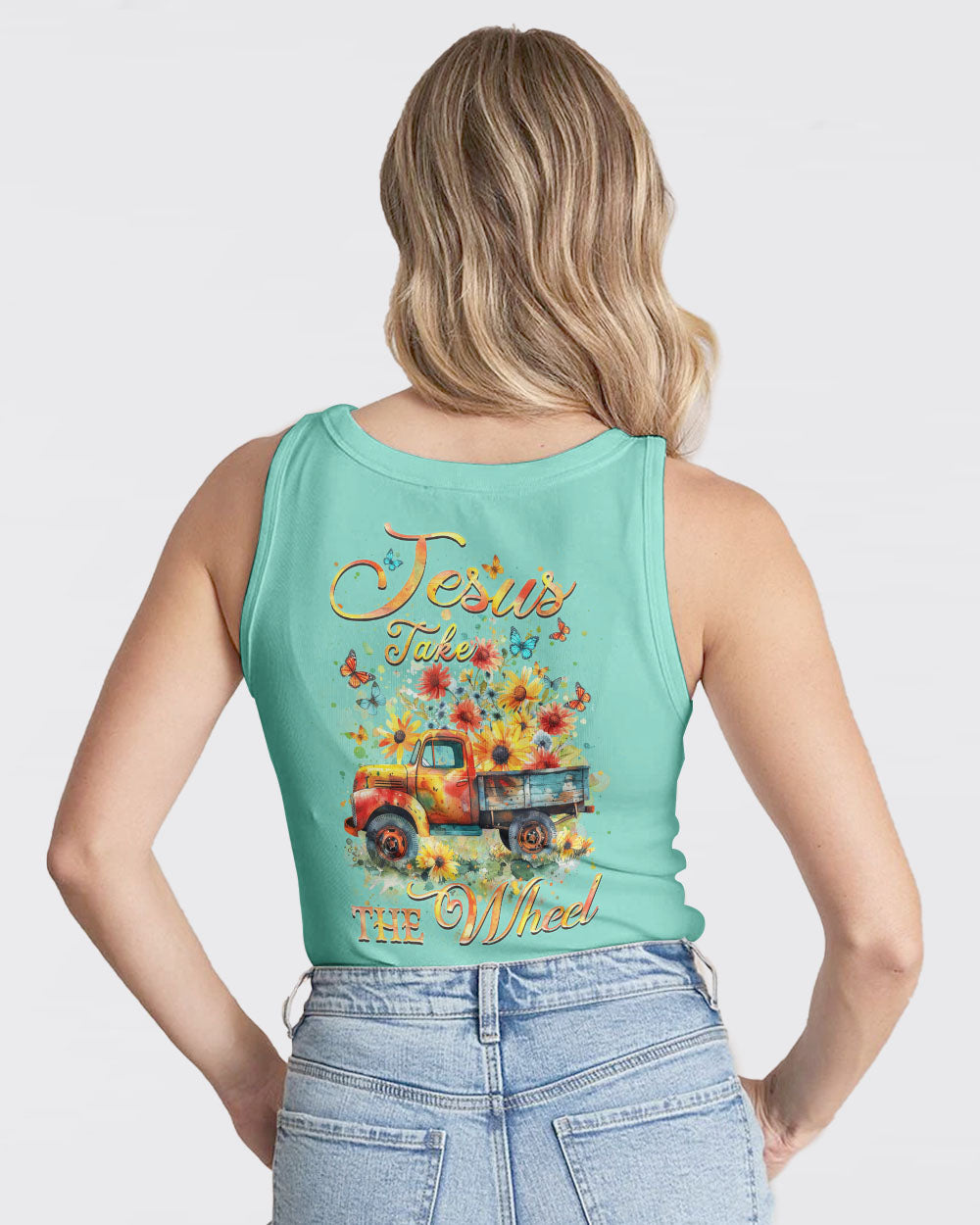 Jesus Take The Wheel Women's All Over Print Shirt - Yhhn1603241, easychoo.com