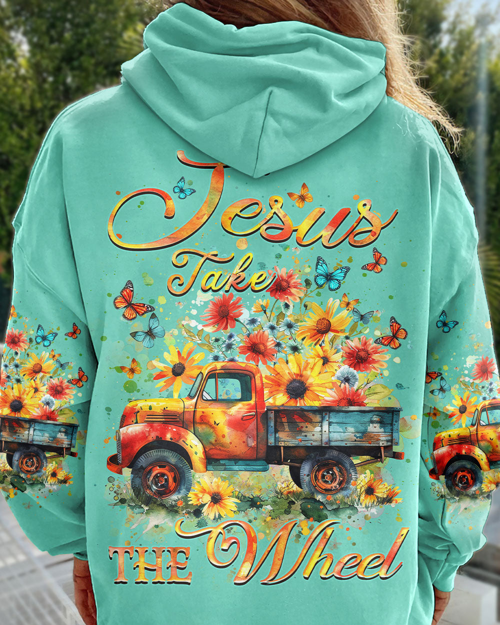 Jesus Take The Wheel Women's All Over Print Shirt - Yhhn1603241, easychoo.com