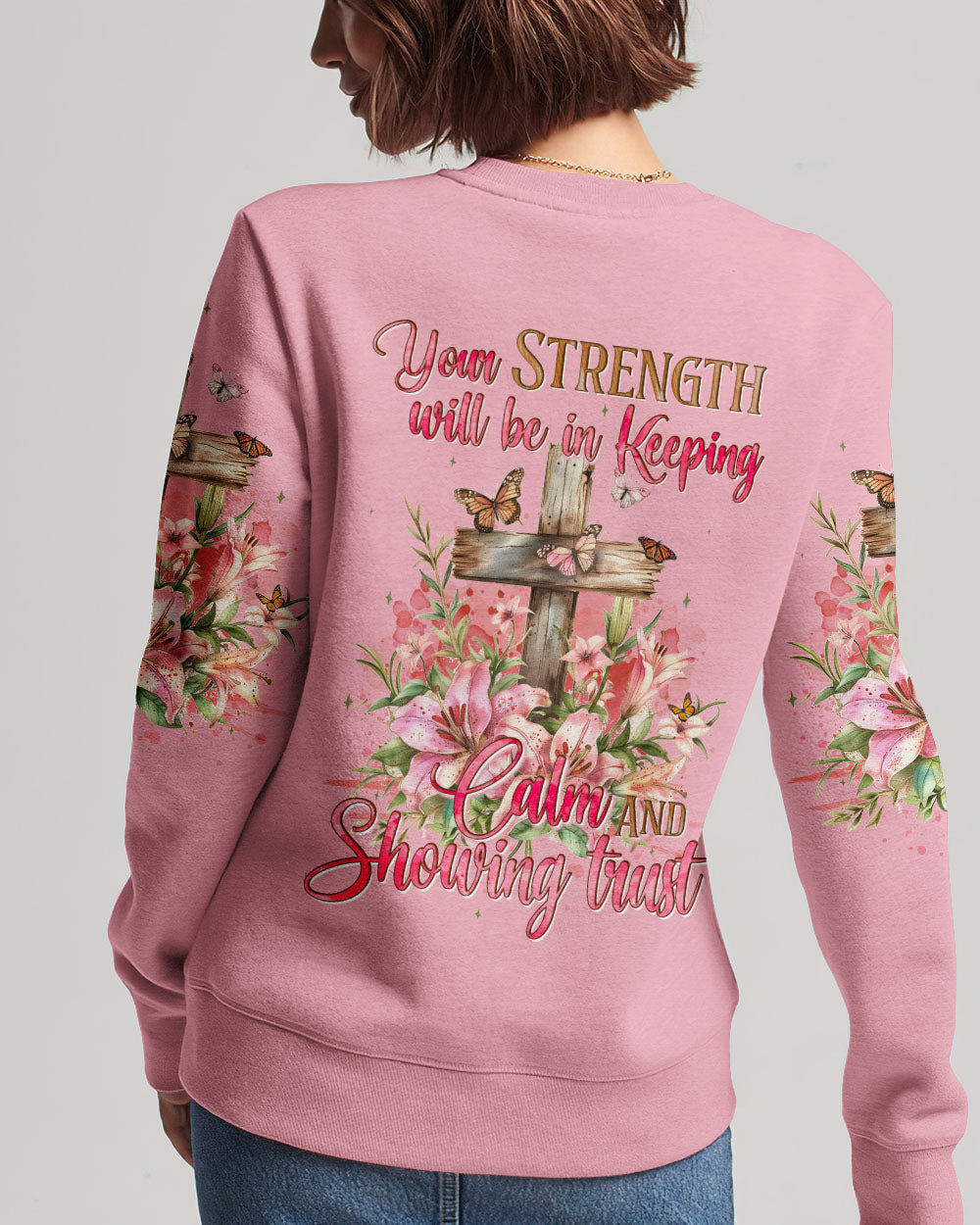 Keeping Calm And Showing Trust Women's All Over Print Shirt - Tyqy3003241, easychoo.com