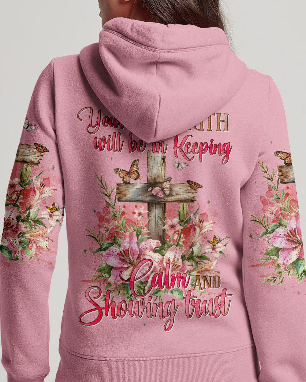 Keeping Calm And Showing Trust Women's All Over Print Shirt - Tyqy3003241, easychoo.com