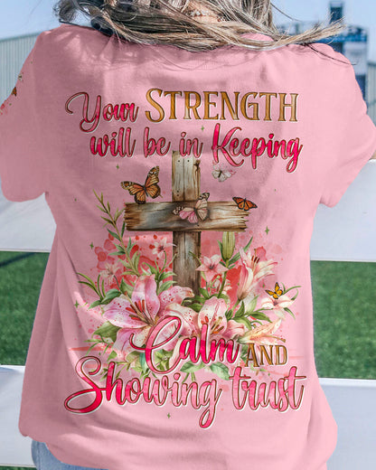 Keeping Calm And Showing Trust Women's All Over Print Shirt - Tyqy3003241, easychoo.com