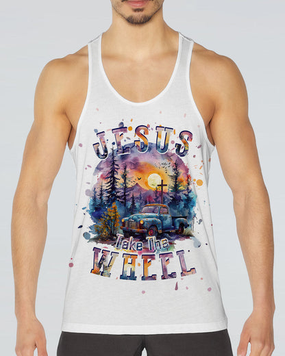 Jesus Take The Wheel Men's All Over Print Shirt - Tlpq1903241, easychoo.com