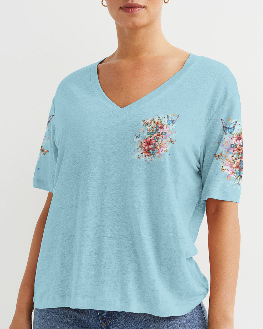 With God All Things Are Possible Women's All Over Print Shirt - Yhlt2802241, easychoo.com