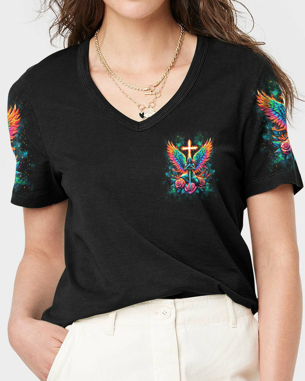 I Can Do All Things Women's All Over Print Shirt - Yhkd2002241, easychoo.com