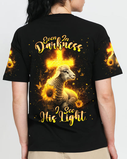 Even In Darkness Lamb Women's All Over Print Shirt - Tlnt1202246, easychoo.com