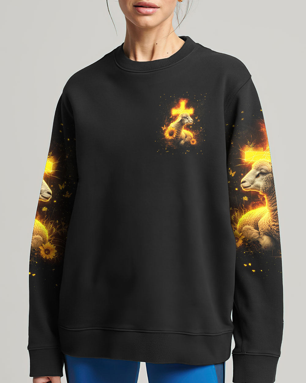 Even In Darkness Lamb Women's All Over Print Shirt - Tlnt1202246, easychoo.com