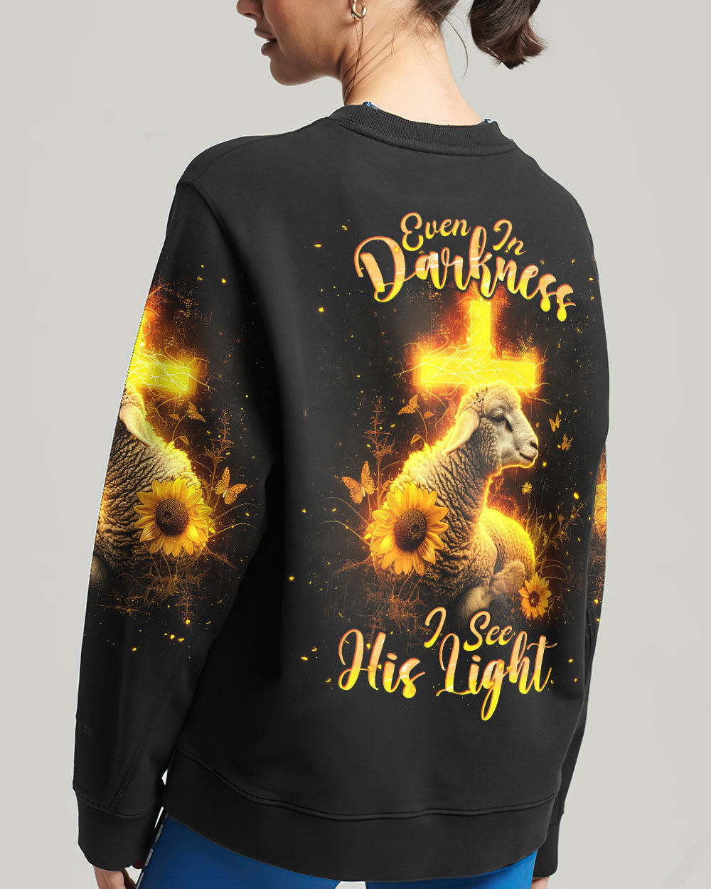 Even In Darkness Lamb Women's All Over Print Shirt - Tlnt1202246, easychoo.com