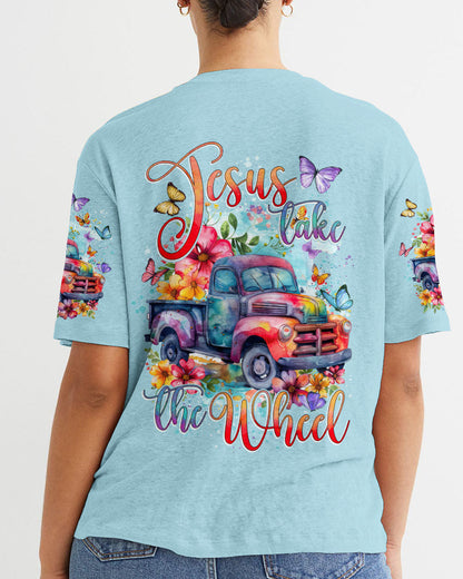 Jesus Take The Wheel Women's All Over Print Shirt - Tytd2003245, easychoo.com