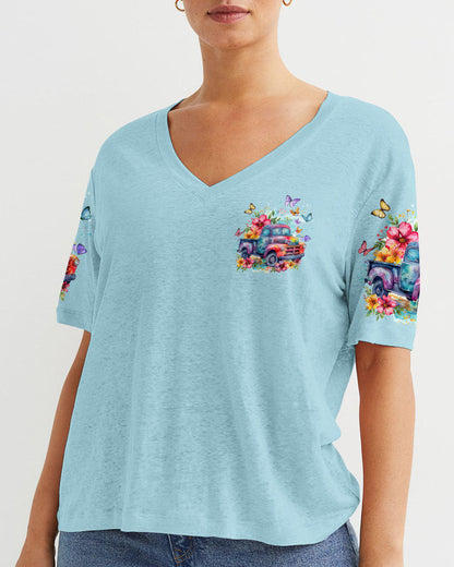 Jesus Take The Wheel Women's All Over Print Shirt - Tytd2003245, easychoo.com