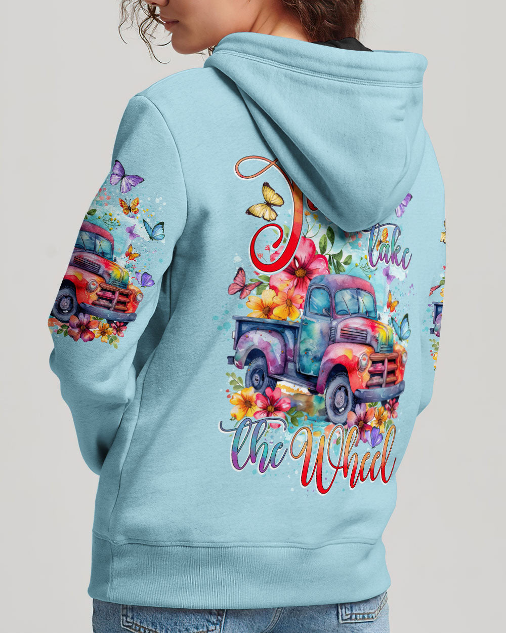 Jesus Take The Wheel Women's All Over Print Shirt - Tytd2003245, easychoo.com