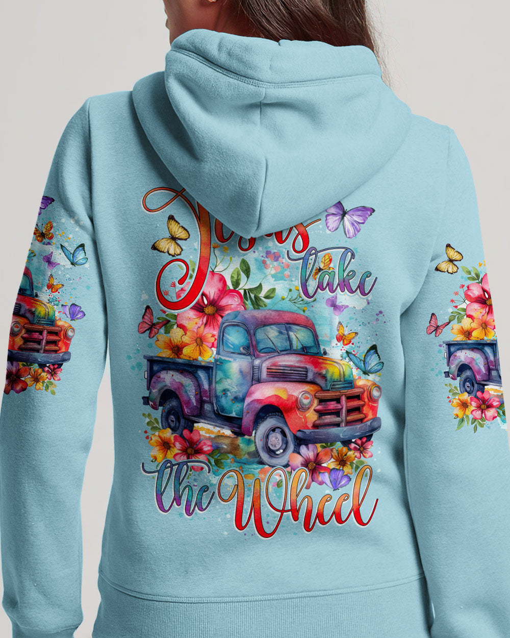 Jesus Take The Wheel Women's All Over Print Shirt - Tytd2003245, easychoo.com