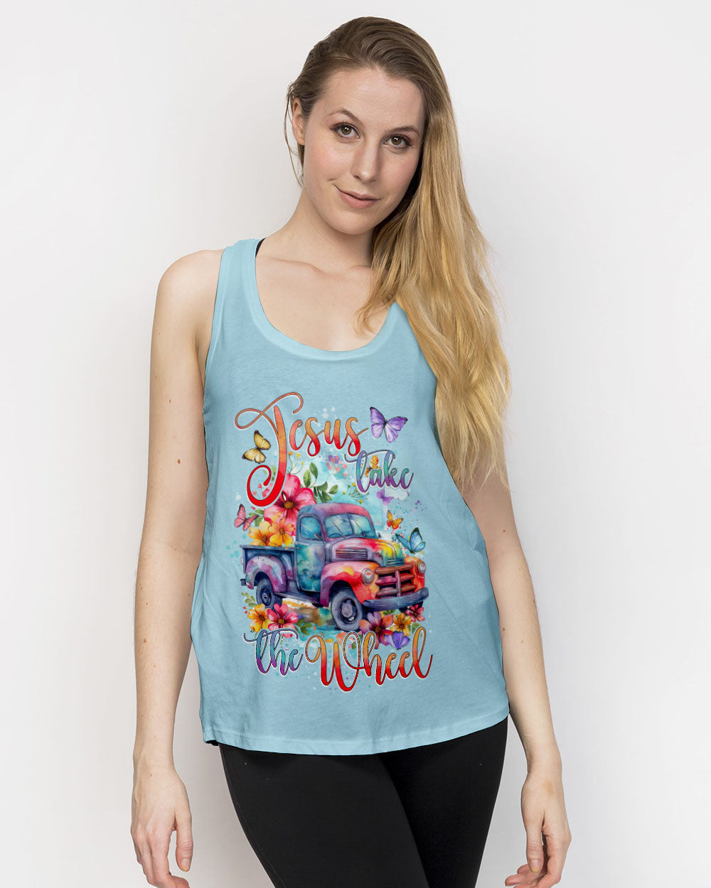 Jesus Take The Wheel Women's All Over Print Shirt - Tytd2003245, easychoo.com
