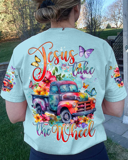 Jesus Take The Wheel Women's All Over Print Shirt - Tytd2003245, easychoo.com