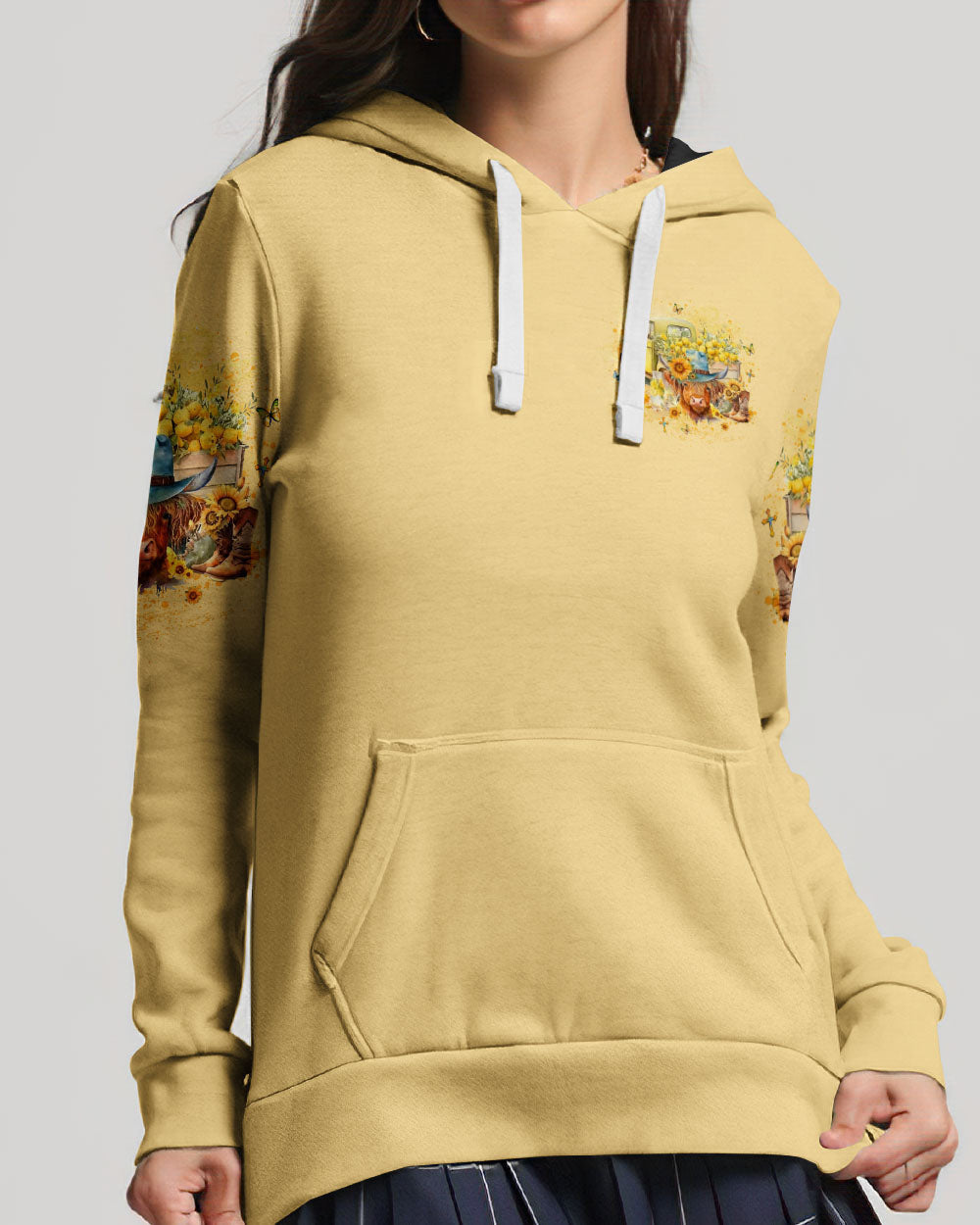 Living Life Somewhere Between Jesus Heifers Women's All Over Print Shirt - Yhlt1203242, easychoo.com