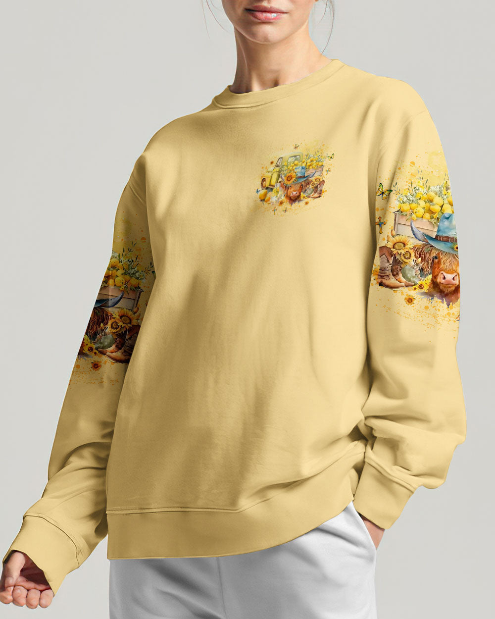 Living Life Somewhere Between Jesus Heifers Women's All Over Print Shirt - Yhlt1203242, easychoo.com