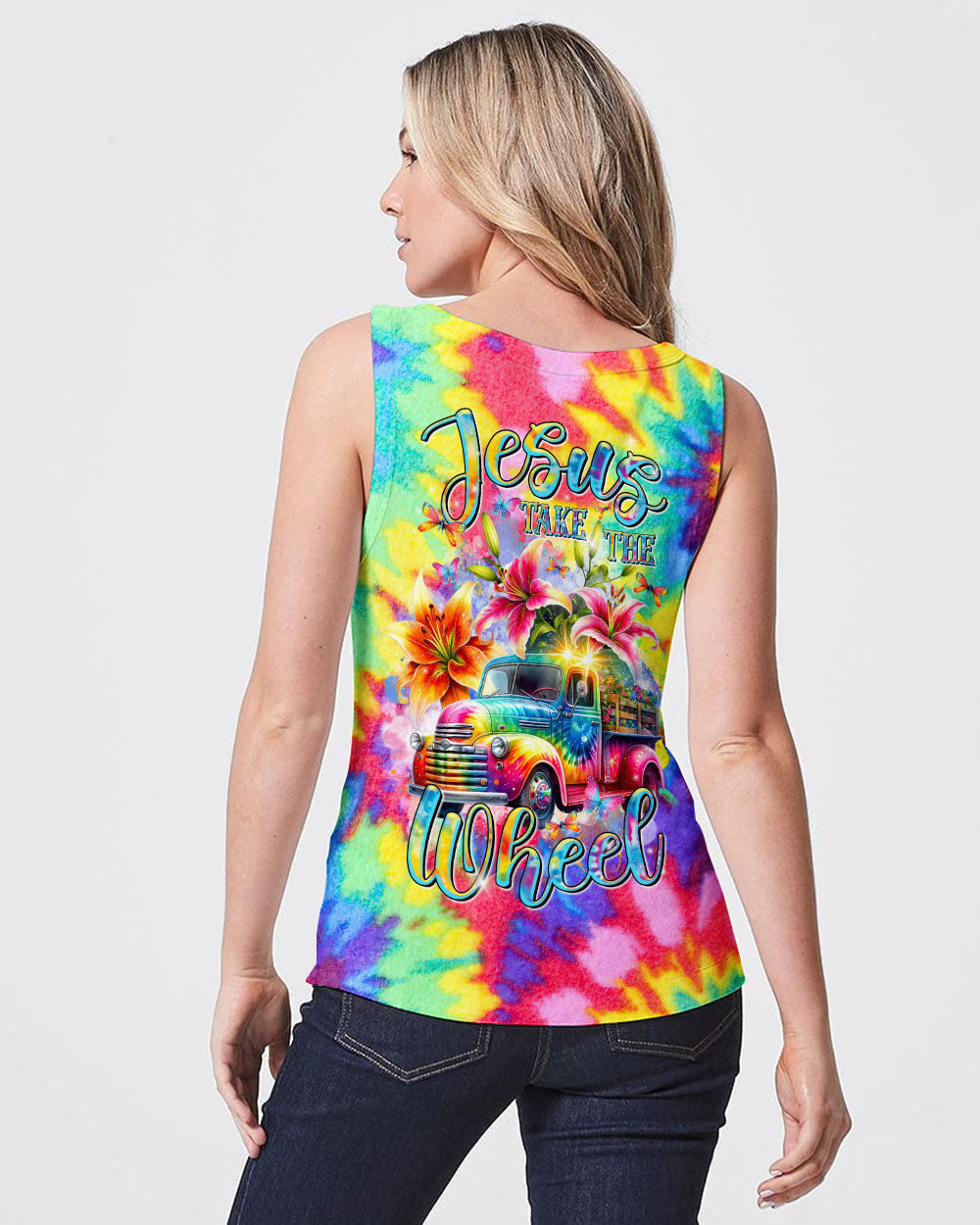 Jesus Take The Wheel Women's All Over Print Shirt - Tltr2602246, easychoo.com