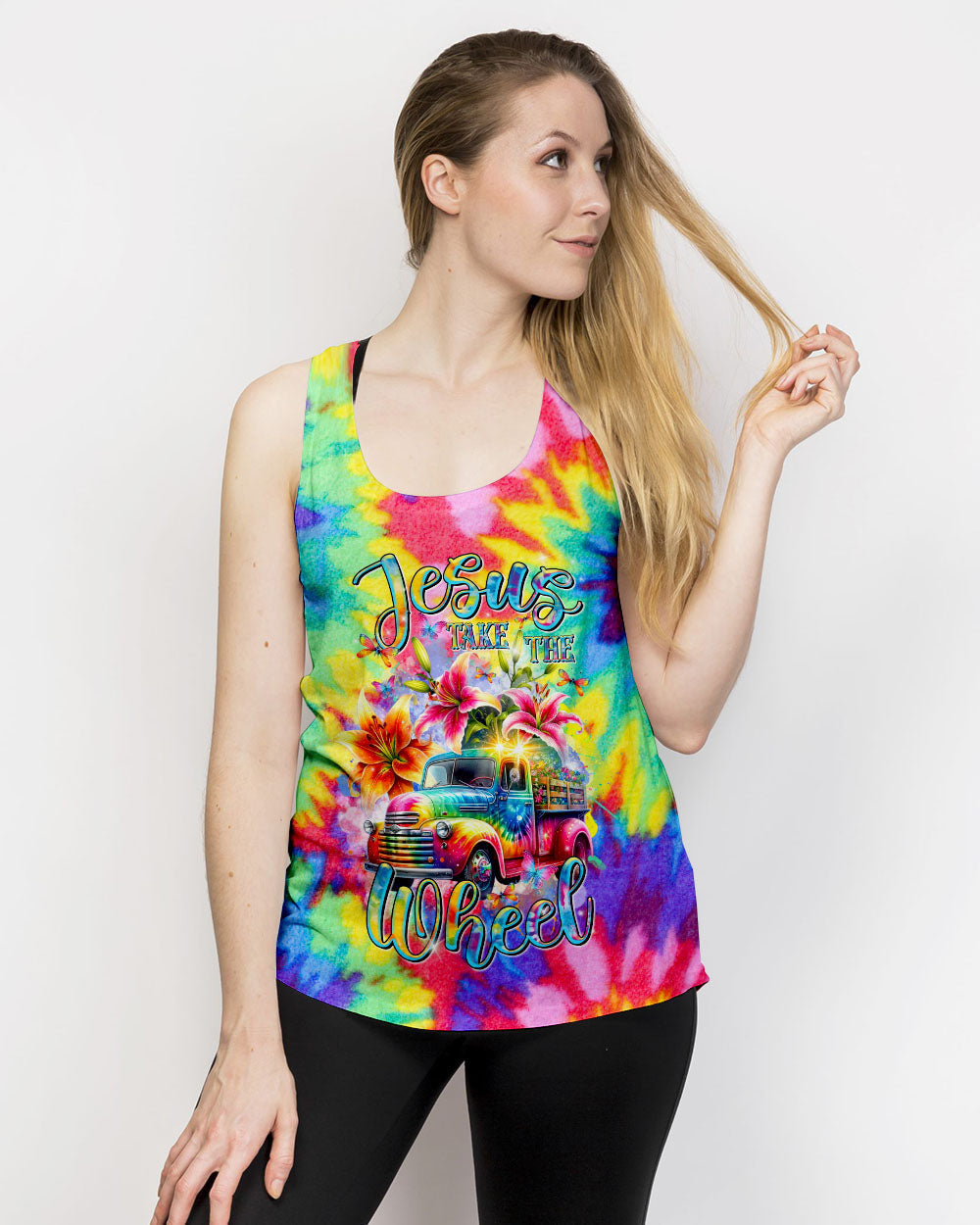 Jesus Take The Wheel Women's All Over Print Shirt - Tltr2602246, easychoo.com