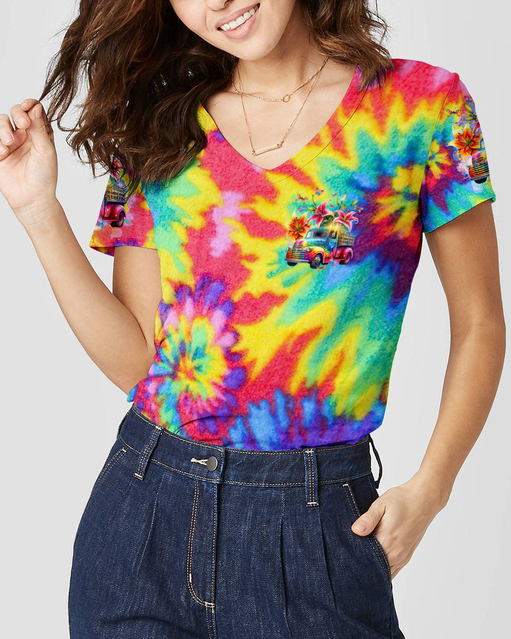 Jesus Take The Wheel Women's All Over Print Shirt - Tltr2602246, easychoo.com