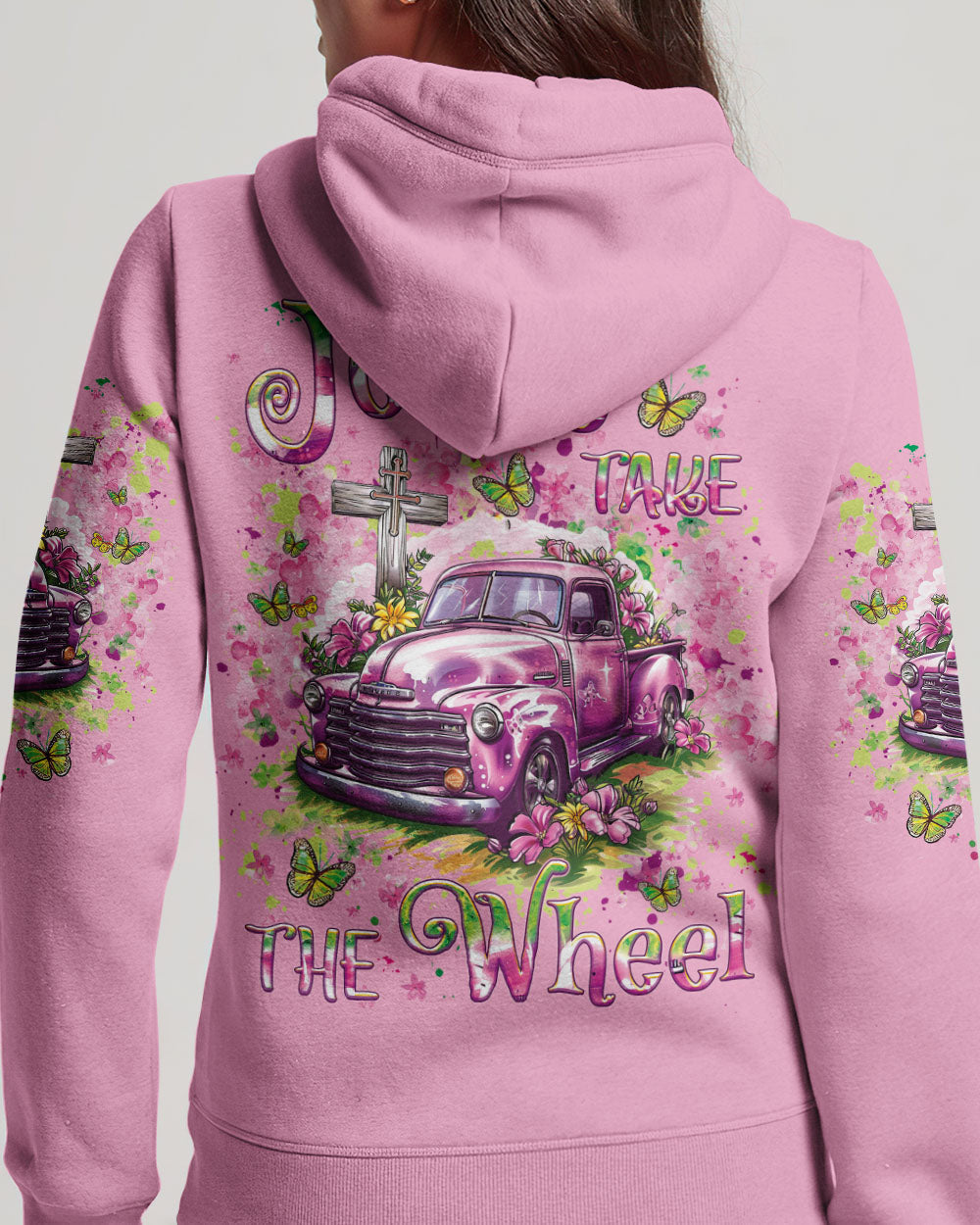 Jesus Take The Wheel Women's All Over Print Shirt - Yhlt1502241, easychoo.com