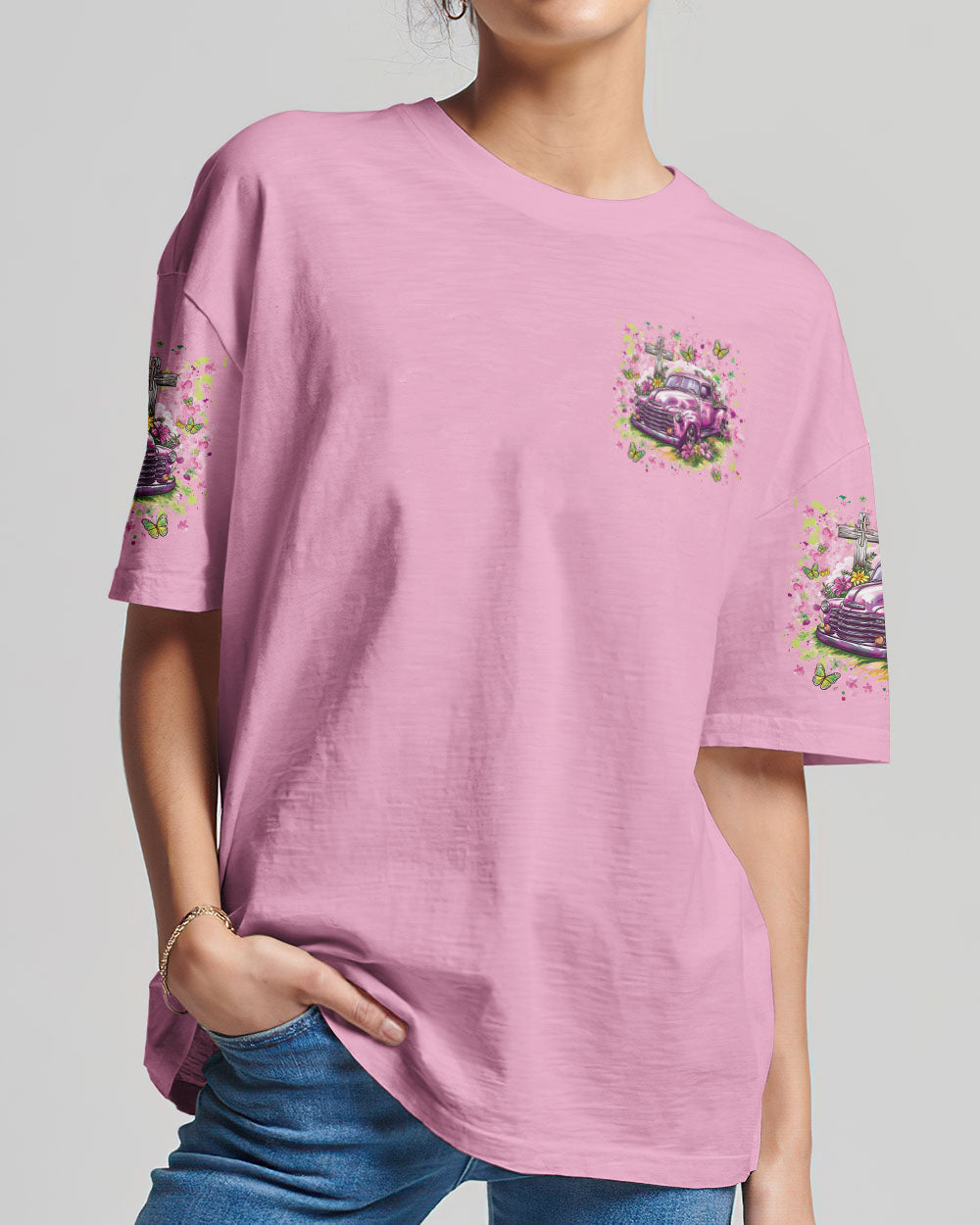 Jesus Take The Wheel Women's All Over Print Shirt - Yhlt1502241, easychoo.com