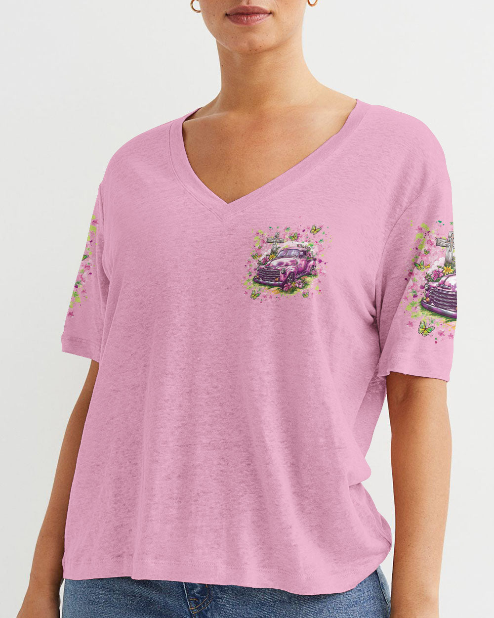 Jesus Take The Wheel Women's All Over Print Shirt - Yhlt1502241, easychoo.com