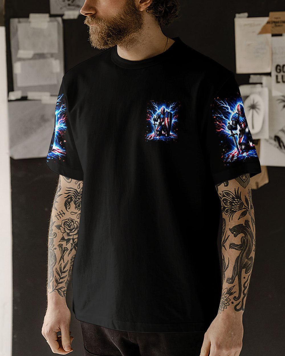 I Bow To None Other Warrior Men's All Over Print Shirt - Tltr0503243, easychoo.com
