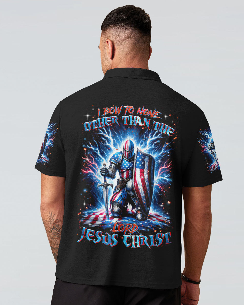 I Bow To None Other Warrior Men's All Over Print Shirt - Tltr0503243, easychoo.com