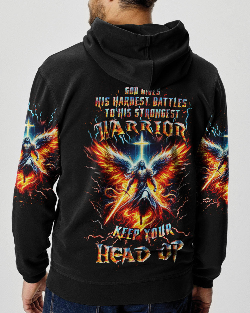 Keep Your Head Up Men's All Over Print Shirt - Yhhn0103243, easychoo.com