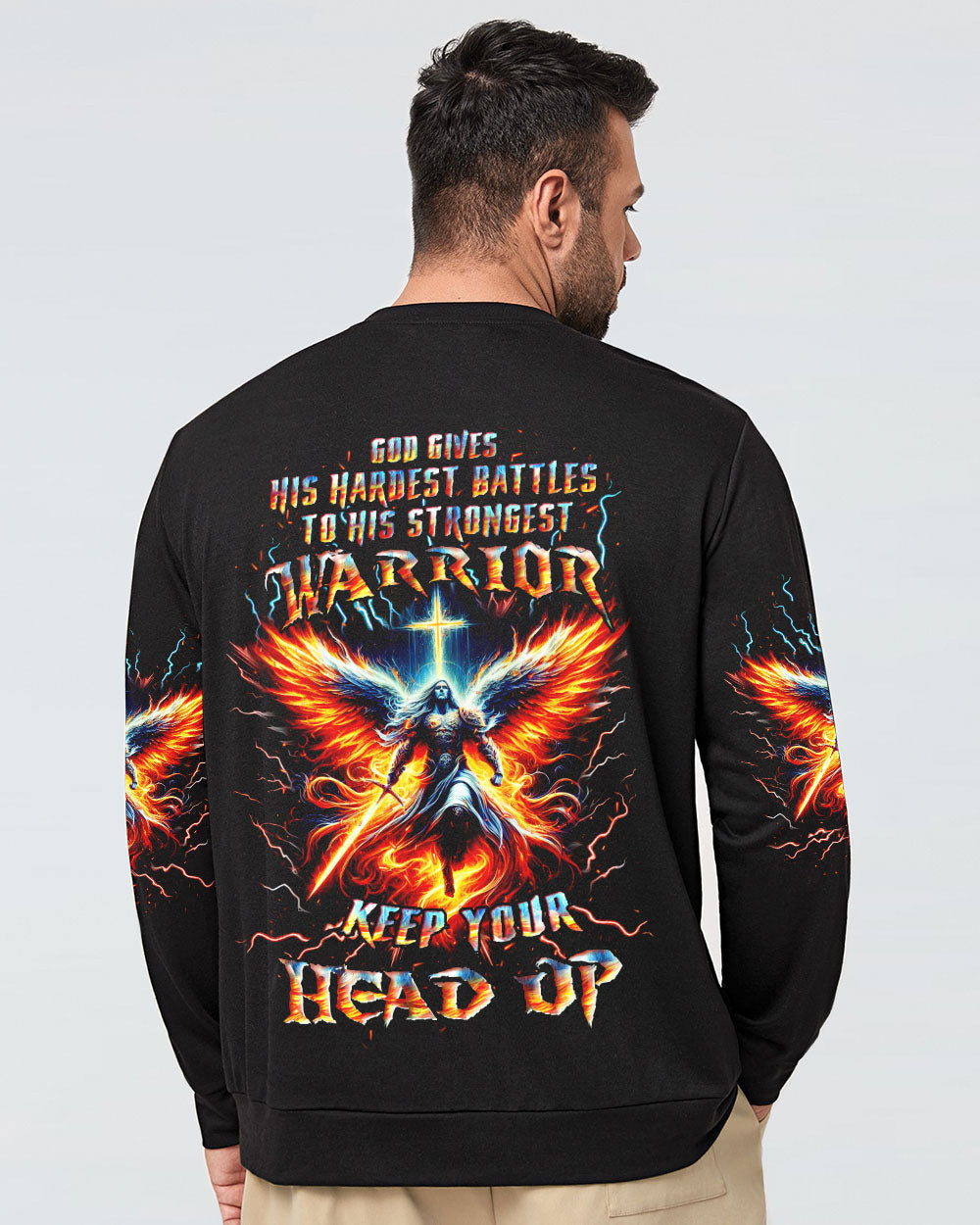 Keep Your Head Up Men's All Over Print Shirt - Yhhn0103243, easychoo.com